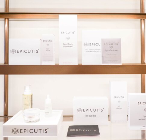 Epicutis cosmetics display